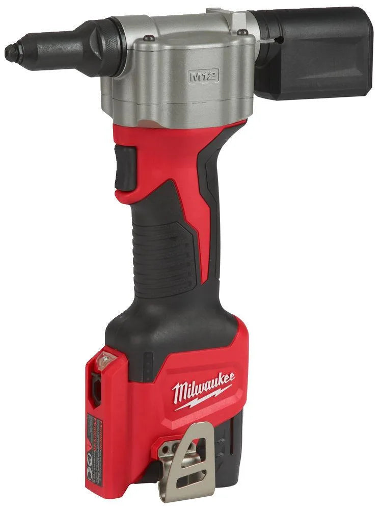Milwaukee Tool M12 BPRT-201X Rivet Gun with Battery and Charger