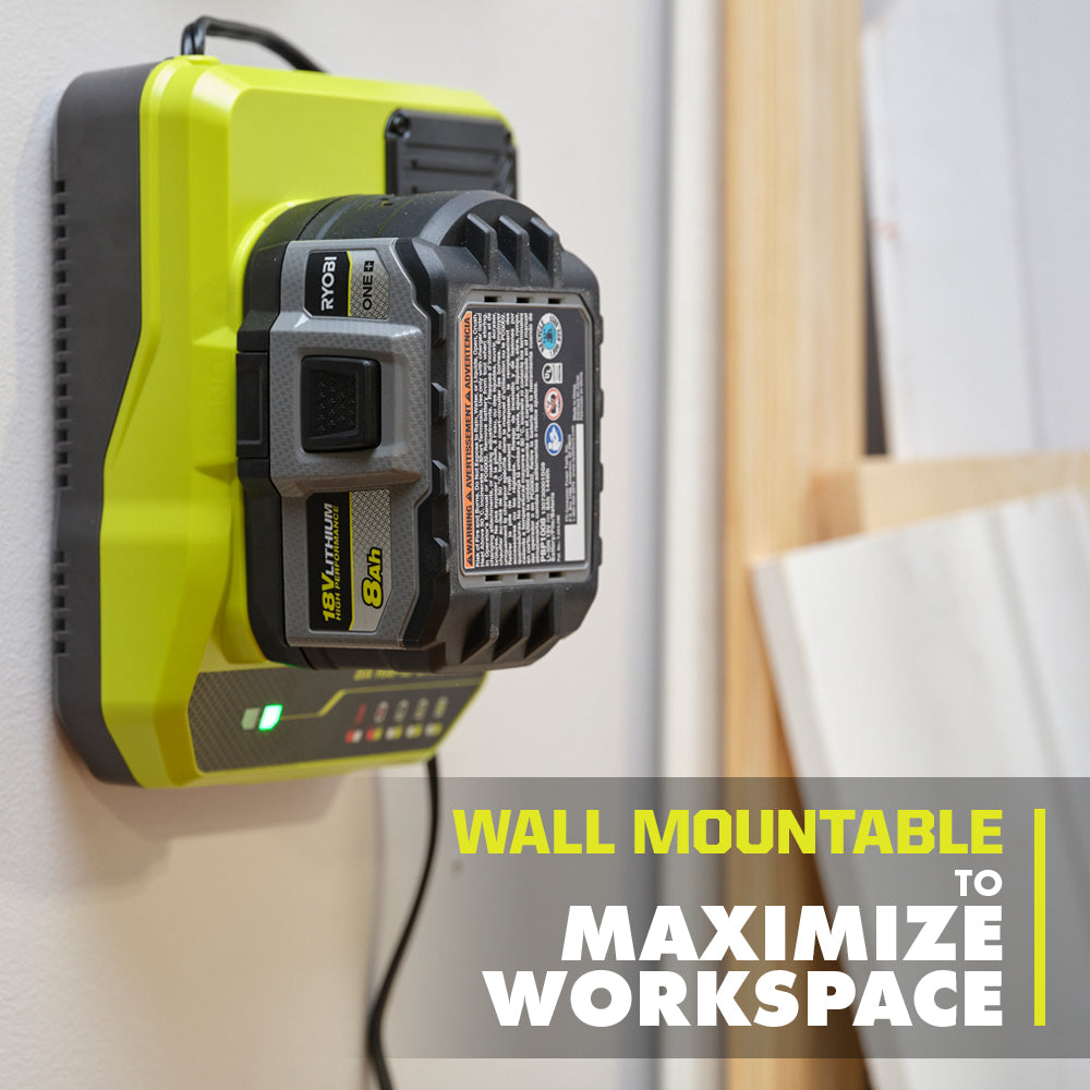 18V ONE+ 8A RAPID CHARGER